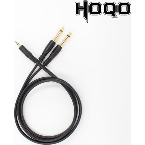 Audio Cable 3.5mm to Double 6.35mm Aux Cable 2 mono 6.5 Jack to 3.5 Male for Phone to Mixer Amplifier 6.35 Adapter