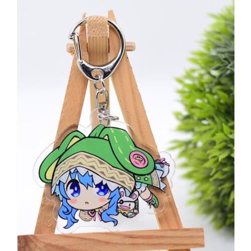 WL0853 Date A Live Keychain Acrylic Cartoon Keyring Accessories