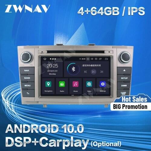 Carplay For Toyota Avensis T27 2009 2010 2011 2012 2013 2014 2015 2016 Android Player GPS Audio Stereo Radio Recorder Head Unit
