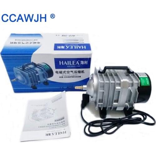 70L/min 45W Hailea ACO-318 Electromagnetic Air Compressor Aquarium Air Pump Fish Tank Increase Oxygen+Free Shipping