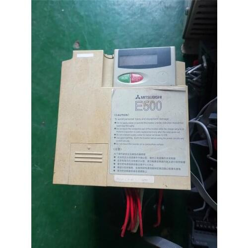 FR-E540-3.7K-CH 3.7kw 380v inverter , used in good condition . 80% appearance new , good working , free shipping
