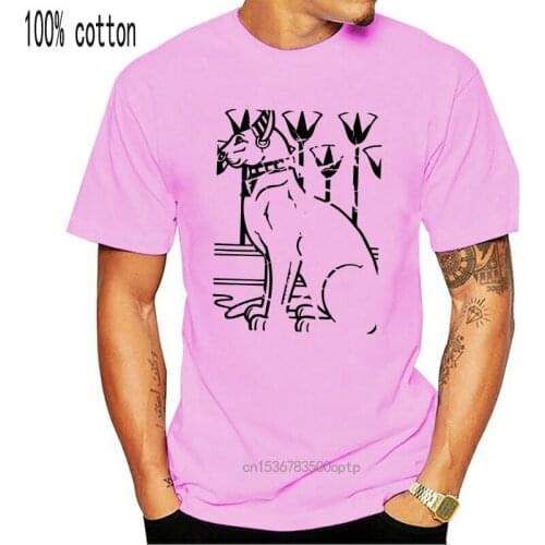 Egyptian Cat Ancient History Empire Pharaoh Sphinx Illuminati T-shirt Tee Round Neck Clothes