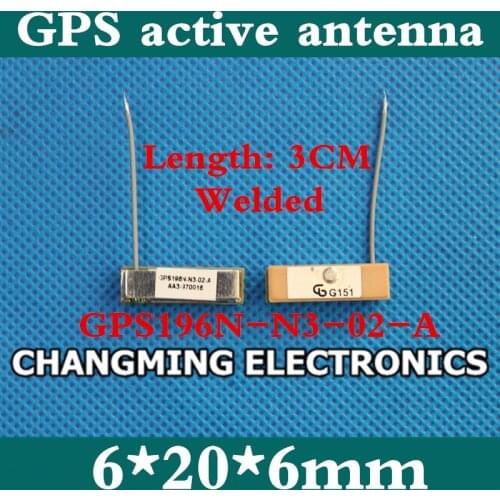 GPS196N/PAD Antenna/Mobile Antenna/Active Antenna/6*20*6mm/GPS ceramic active antenna(working 100% Free Shipping)1PCS