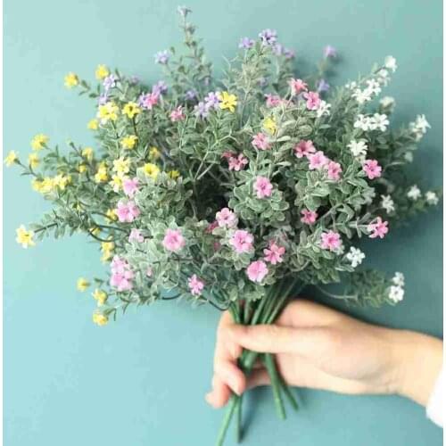 Gypsophila Artificial Flowers Wedding Decoration Green Plant Crafts Home Artificial Decorative Flowers