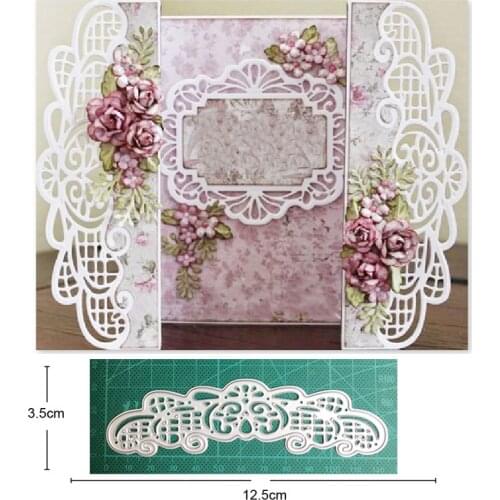 Lace Strip Edge Border Metal Cutting Dies for Card Making Scrapbooking dies Embossing Die Cuts Stencils dies New 2021 Craft Dies
