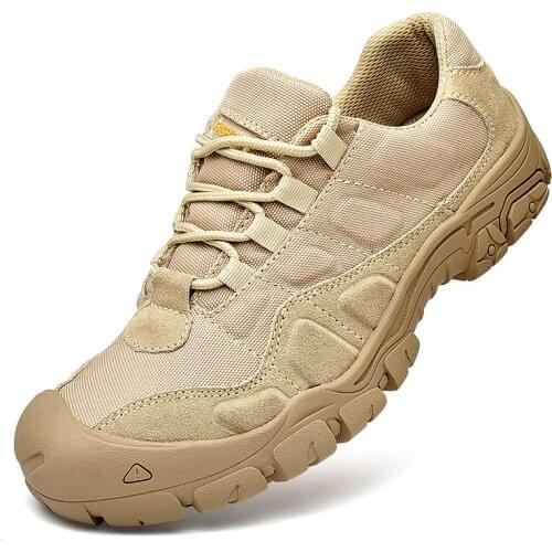 Spring Autumn Outdoor Sports Tactical Military Men Mountain Camp Climbing Shoes Men Boots Mountain male Hiking Hunting Sneakers