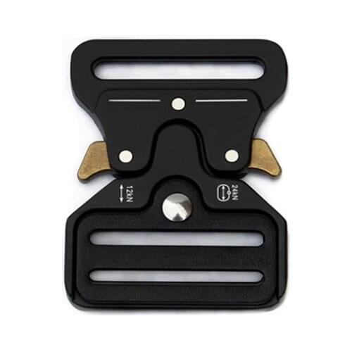 Mens Belt Buckle 45mm for Men Metal Army Combat Training Strap Metal Buckle Quick Release Alloy Wear-resistant Buckle