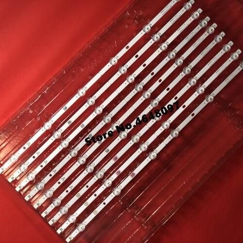 NEW Kit 8pcs/lot led backlight strip for VES550QNYL-2D-N01 SVV550AQ9_Rev02_A_70216 SVV550AQ9_Rev02_B_70216 VESTEL LED TV PANEL