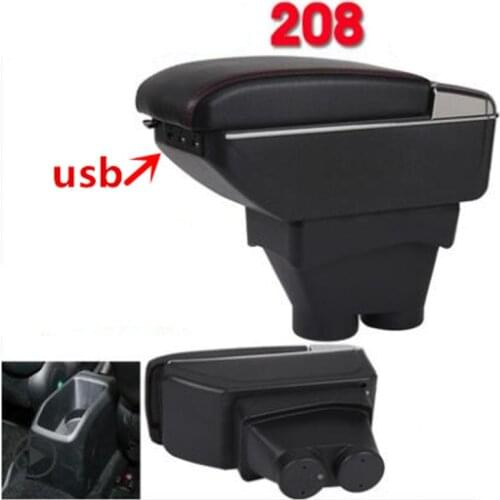 For Peugeot 208 Armrest Box