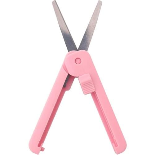 6072 Student Portable Child Safety Scissors Round Head Hand Pocket Diy Tape cutter Stationery Scissors Craft Scissors