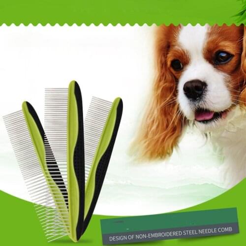 Pet Comb Dog Remove Hair Brush Stainless Steel Grooming Tool Dogs Flea Brushes Puppy Grooming Fur Cat Accessories Pets Products