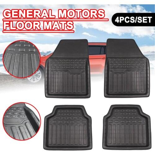 4Pcs Car Mat Universal For SUV Sedan Not-Slip Waterproof For BMW x5 e70 For VW Touareg Car Accessories Floor Mat