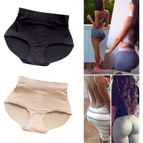 Lady Sexy Padding Panties Bum Padded Butt Lifter Enhancer Panties Up Seamless Panties Underwear Shapewear Push Buttocks Hip D2N4