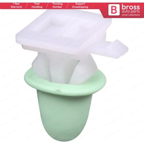 10 Pieces Side Moulding Clip White for VW : 3A0853575A