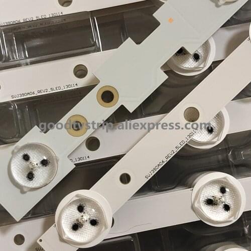 9 Pieces/lot for 39" LED backlight bar SW 39 3228 05 REV1.1 120814 5 LEDS(1 LED 3V) 420mm