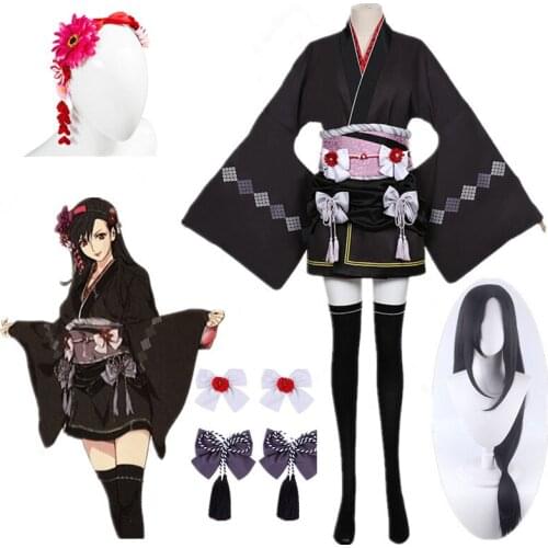 Anime! Final Fantasy 7 Remake Tifa Lockhart Short Kimono Lovely Uniform Cosplay Costume Halloween Suit For Women cosplay dress