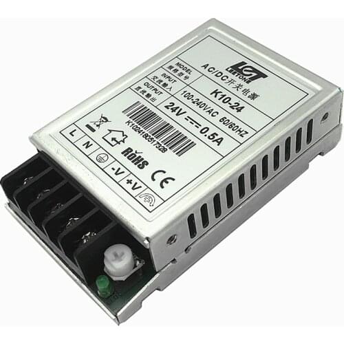 Mini ac-dc power supply 10W 24V 0.5A,Single Output for Led Driver,Ultrathin smps power supply 110V/220V to 24V