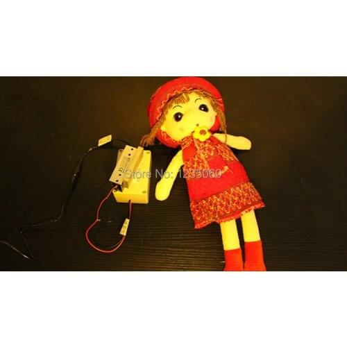 Escape room Electromagnetic Access controll Horror doll prop press stomach get audio sound clue open 12v magnetic lock