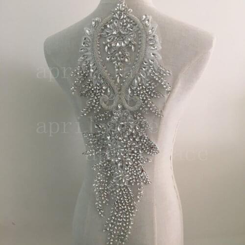 Fast ship good quality Mia026# hand made beads luxury accessory for wedding bridal /fashion designer