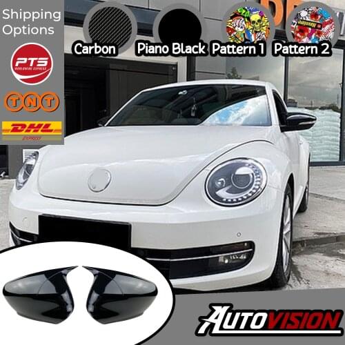 Mirror Cover For VW New Beetle Accessory Bright Black Piano Black BATMAN Case CAR