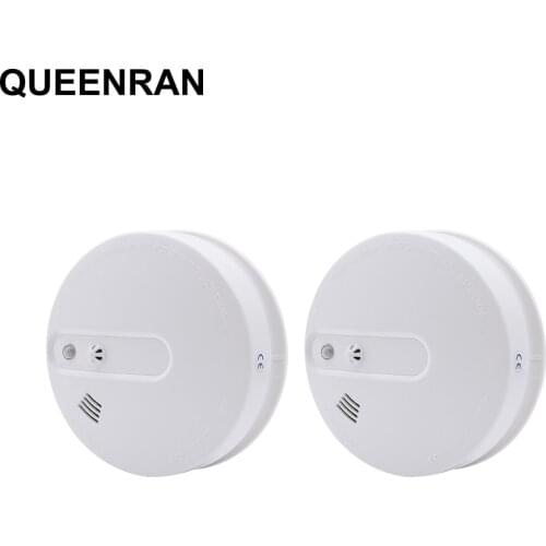 2pcs 85dB Wireless Heat and Smoke Detector Fire Alarm System For Home Smart Smoke Temperature Sensor for 433MHz WIIGSM G90B Plus