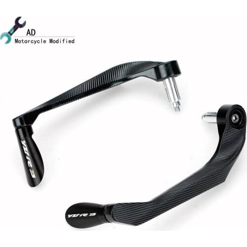 For YAMAHA YZF R3 Accessories Universal Handlebar Grips Guard Brake Clutch Levers Guard Protector YZF-R3 YZFR3 Motorcycle Parts