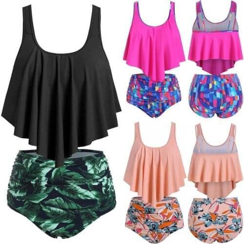 Swimsuit Women Swimming Suit for Women Plus Size Swimwear Two Piece Set Bikini Push Up Swimsuit High Waist Bikini 2020 #7