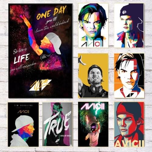 World Electronic Sound Music Singer Star Modern Abstract Poster Prints Painting Art Canvas Wall Pictures Living Room Home Decor