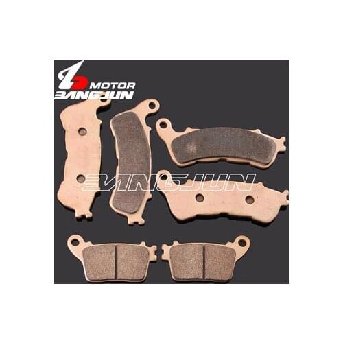 Motorcycle Front Rear Metal Brake Pads For HONDA CB600 CBF600 2007-2013 CBR600F 2011-2016 ABS