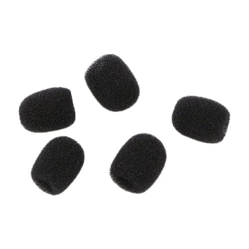 5X Round Ball Lavalier Microphone Foam Windscreen Sponge Windshields 6mm Opening QX2B