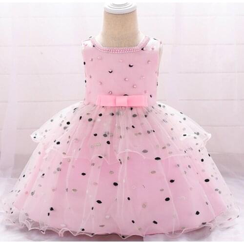 Baby Girl Dress Bow Princess Dresses for Girls Birthday Party Baby Infant Tutu Clothing Summer Toddler Girl Lace Dresses