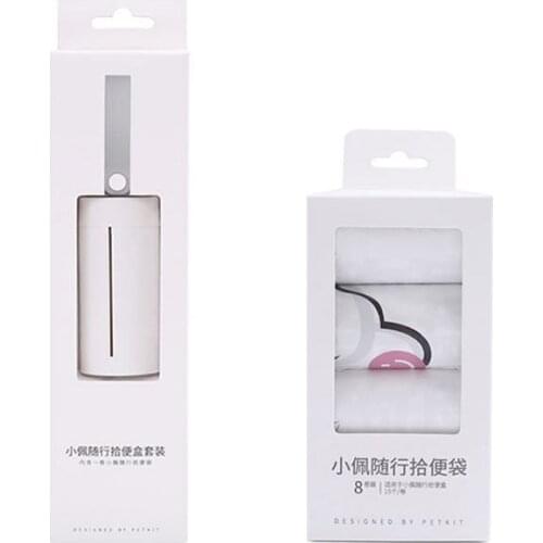 Portable Pet Dog Poop Bag Waste Dispenser PETKIT Pet Dog Puppy Pooper Scooper Clean Degradable Bags Waste Recoge Cacas De Perro