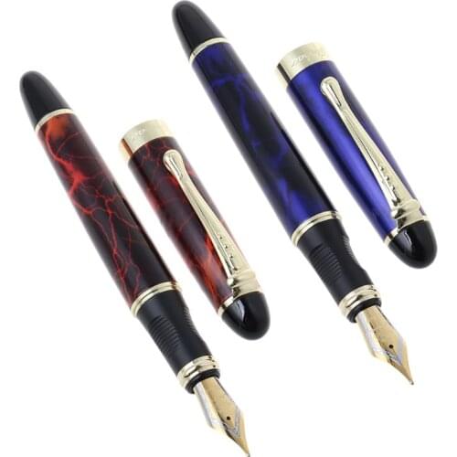 2021 New Jinhao X450 Luxury Mens Fountain Pen Business Student 0.5mm Extra Fine Nib Calligraphy Office Supply Writing Tool