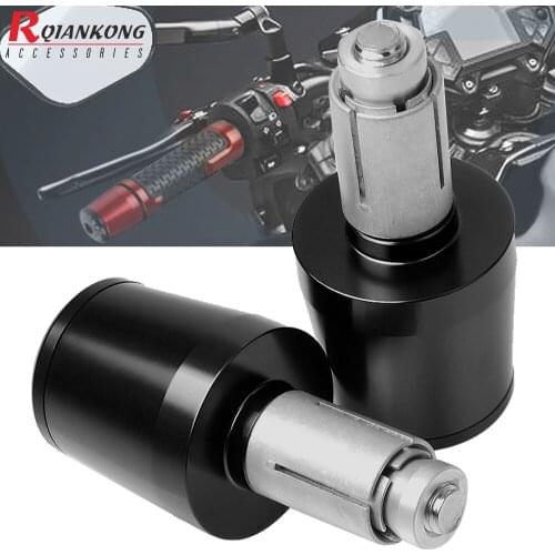 7/8'' 22MM CNC motorcycle handlebar grips handle ends hand cap For SUZUKI GSX750 GSX1000 GSX1250 GSX1400 GSX650F GSXR GSF650