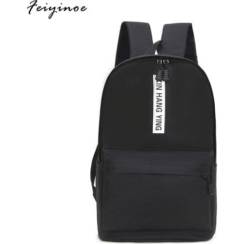 2020 New Fashion Women Large Capacity Backpack Nylon Teens School bag Casual Style Student Bag for Teenage Girls BackPack Female