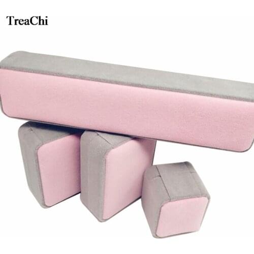 Round Corner Powder Grey Suede Large Pendant Box Jewelry Box Necklace Box Ring Box Bracelet Earring Gift Box Packing Box