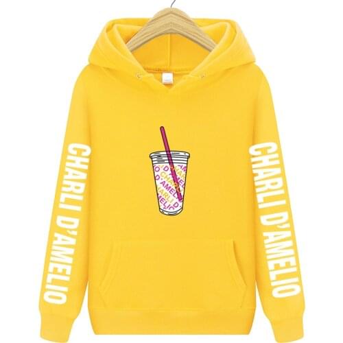 Hoodies Sweatshirts Japanese Streetwear Black White Lce Coffee Splatter Pullover Charli DAmelio Print Tracksuit Male Sudaderas