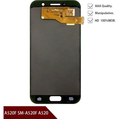 For Samsung Galaxy A5 2017 A520F SM-A520F A520 LCD Display Touch Screen Digitizer Glass Assembly Free Shipping