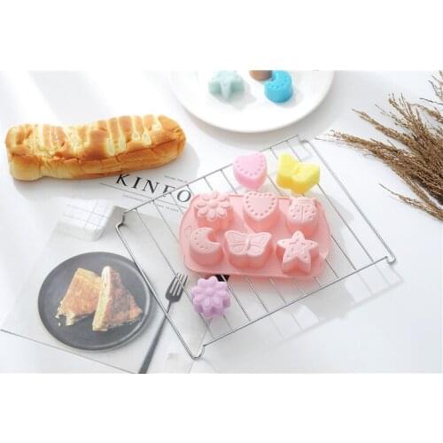 1PC Bakeware Moon Bug Decoration Silicone Mold Fondant Chocolate Form for Cake Decorating eid fondant OK 1034
