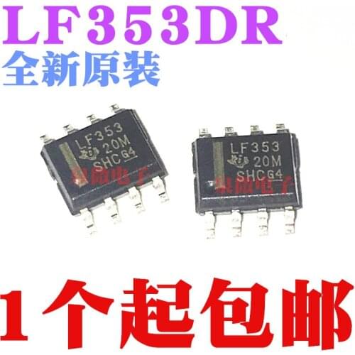 100% Original New In Stock LF353DR LF353 SOP8 (10pcs/lot)