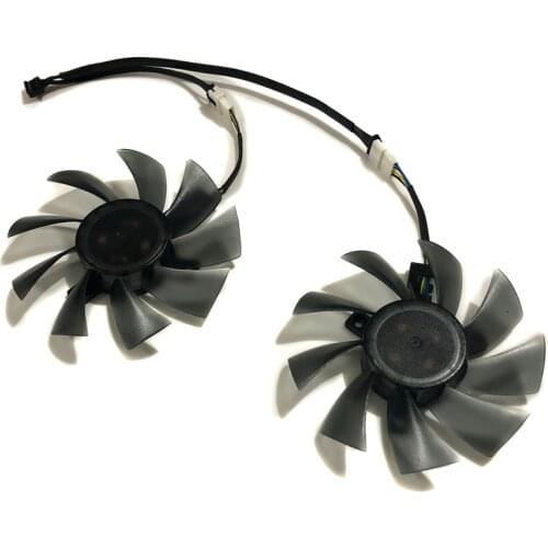 2pcs/Set FD7010H12D 90mm（85MM）HD7950 7970 GPU VGA Cooler Fan For HIS 7950 HD7970 IceQ R9 285 Graphics Card