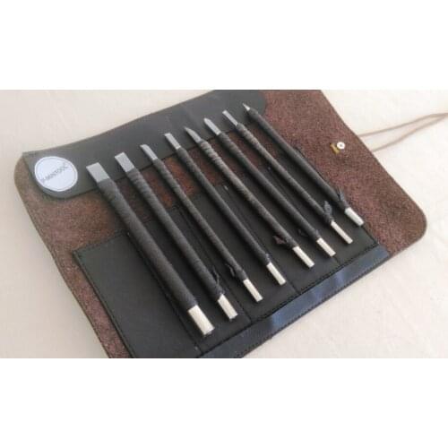 8 pcs tungsten steel Stone Carving hand Tools set, Stone carving chisel set