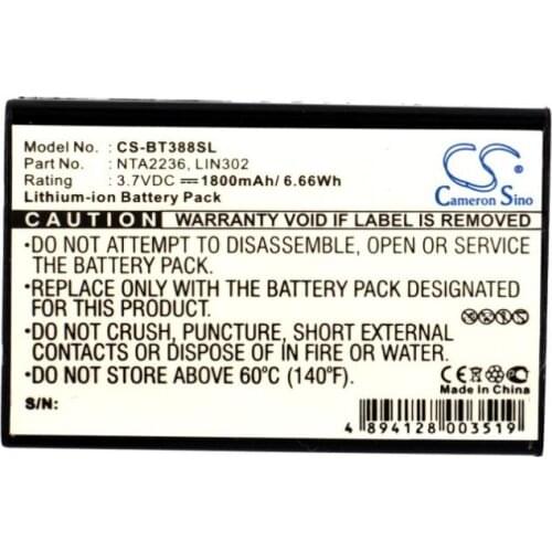 Cameron Sino 1800mAh battery for GLOBALSAT BT-318 318X 335 338 821 NTA2236 for GNS 5840 5843 NTA2236 for I.TREK M3 BT GPS
