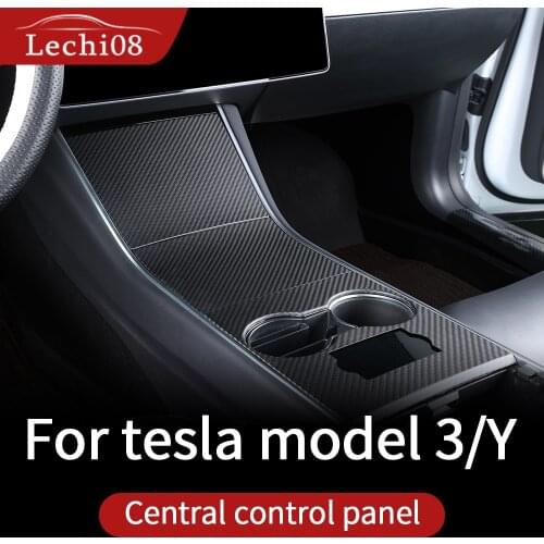 For tesla model 3 accessories/car tesla model Y tesla center console model 3 tesla three center console tesla model 3 carbon