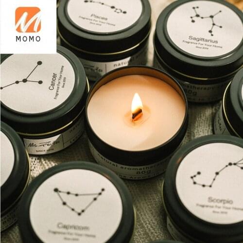 Aromatherapy Candle Bedroom Twelve Constellation Girl Romantic Fragrance Candle Ornaments Gift