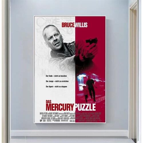 CP1087 Mercury Rising Classic Hot Movie Print Silk Fabric Poster Indoor Wall Art Decor Gift