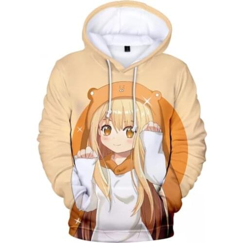 Childrens Hoodie 3D Mens Himouto! Umaru-chan Anime Hoody Fashion Sweatshirts Long Sleeve Hoodie Boys/Girls Pullover Clothing