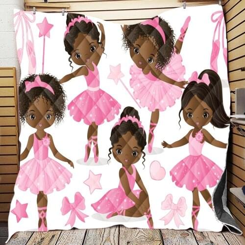 Drop Shipping Girl Summer Quilt Thin Breathable Nap Cover Blanket Single Double Children Adult Blanket