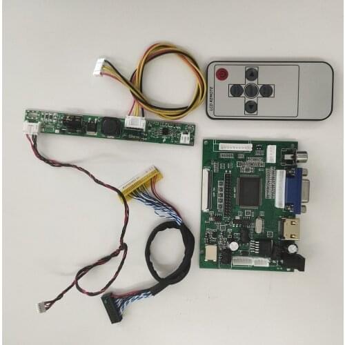 Kit Work for LP133WX2 TL Controller Board Screen driver monitor DIY LVDS panel 30pin LED 2AV HDMI VGA LCD remote 1280x800