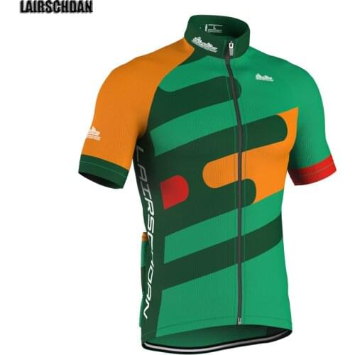 LairschDan 2021 Mens Cycling Jersey Summer Short Sleeve Quick Dry Clothes Racing Sport MTB Bike Shirt Maillot Ciclismo Hombre